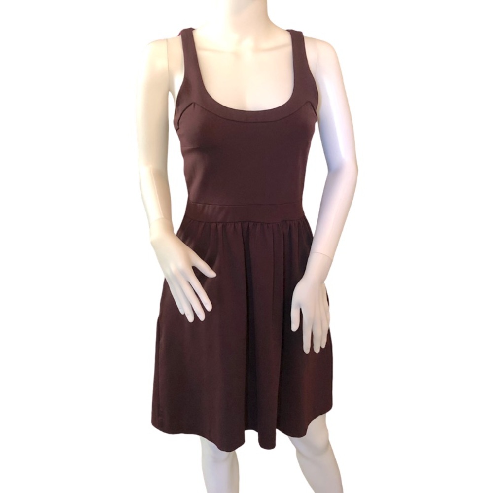 Cynthia Rowley Small Baby Doll Plum Purple Dress Mini Pockets Date Trendy‎ Chic